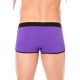 Mini-Pant Violet échancré avec zip - LM2003-68PUR